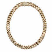 14K Yellow Gold 10.00cttw Diamond Necklace