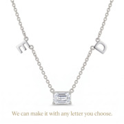 14K White Gold 0.70cttw Diamond Pendant