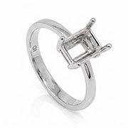 18K White Gold Setting