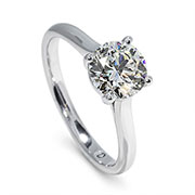 14K White Gold 1.00ct Diamond Ring