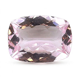 1.08 ct Cushion Cut Natural Morganite : Soft Pink