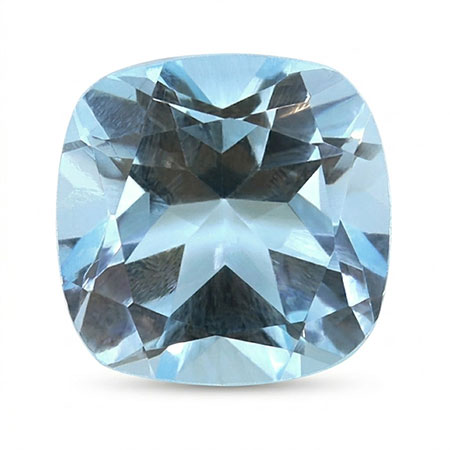 1.74 ct Cushion Cut Natural Topaz : Blue