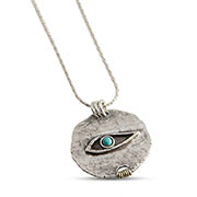 Sterling Silver Third Eye Necklace