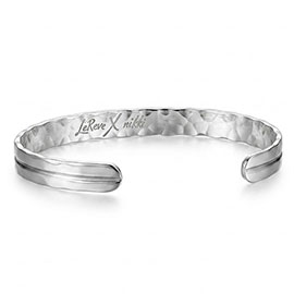 Sterling Silver 925 Unisex Linear Bracelet
