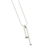  Sterling Silver 925 Unisex The hand and the eye Sterling Silver Chain