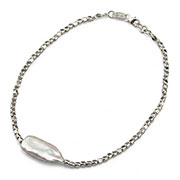 Sterling Silver- Pearl Necklace
