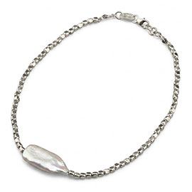 Sterling Silver 925 & Pearl Necklace 