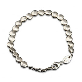 Sterling Silver925  soft brushed finish Unisex Bracelet