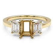 18K Yellow Gold 3/4cttw Diamond Setting