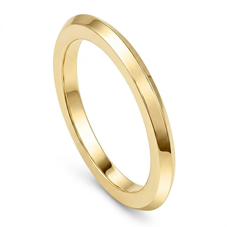 14K Yellow Gold Wedding Band