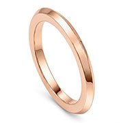 14K Rose Gold Wedding Band