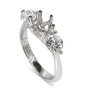 18K White Gold 1.00cttw Diamond Setting