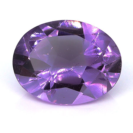 1.65 ct Oval Natural Amethyst : Purple