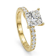 14K Yellow Gold 2.40cttw Lab Grown Diamond Ring