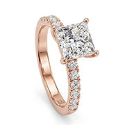 14K Rose Gold 2.40cttw Lab Grown Diamond Ring