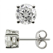 14K White Gold 2.00cttw Lab Grown Diamond Earrings