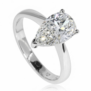 14K White Gold 2.00ct Lab Grown Diamond Ring