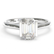 14K White Gold 1.00ct Lab Grown Diamond Ring