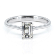 14K White Gold 1.00ct Lab Grown Diamond Ring