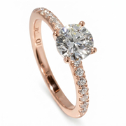 14K Rose Gold 1.70cttw Lab Grown Diamond Ring