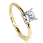 14K Yellow Gold 1.58cttw Lab Grown Diamond Ring