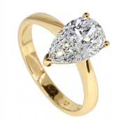 14K Yellow Gold 2.00ct Lab Grown Diamond Ring