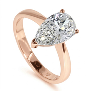 14K Rose Gold 2.00ct Lab Grown Diamond Ring