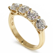 14K Yellow Gold 2.00ct Lab Grown Diamond Ring