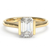 14K Yellow Gold 1.00ct Lab Grown Diamond Ring