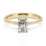 14K Yellow Gold 1.00ct Lab Grown Diamond Ring