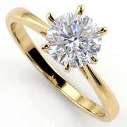 14K Yellow Gold 1.00ct Lab Grown Diamond Ring