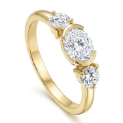14K Yellow Gold 1.40cttw Diamond Ring