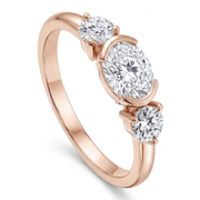 14K Rose Gold 1.40cttw Diamond Ring
