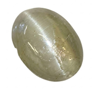0.82 ct Greenish Yellow Cabochon Natural Chrysoberyl Cat’s Eye Quartz