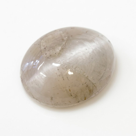 0.99 ct Cabochon Natural Chrysoberyl Cat’s Eye Quartz : Light Brown