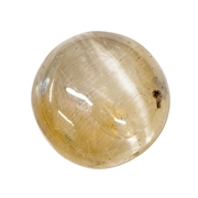 1.33 ct Light Brown Cabochon Natural Chrysoberyl Cat’s Eye Quartz