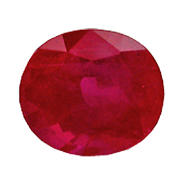 2.04 ct Cushion Cut Ruby : Rich Red
