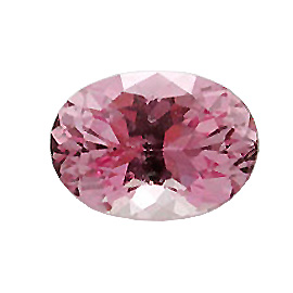 0.99 ct Oval Sapphire : Light Pink