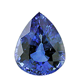 2.72 ct Pear Shape Sapphire : Fine Royal Blue