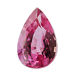 1.28 ct Pear Shape Sapphire : Fine Pink