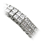 14K White Gold 13.2cttw Diamond Bracelet