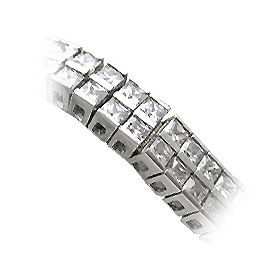 14K White Gold Tennis Bracelet : 13.20 cttw Diamonds