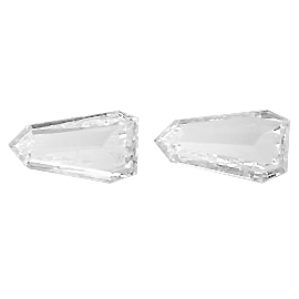 1.11 cttw Pair of Unique & Fantasy Diamonds : D / VS2