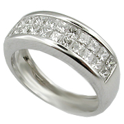 Platinum Band : 1.40 cttw Diamonds