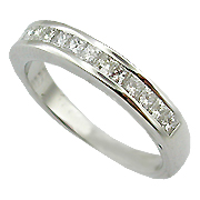 Platinum Diamond Band : 0.60 ct Diamonds