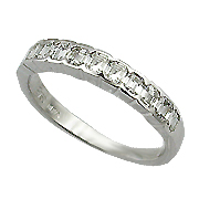 Platinum 0.56cttw Diamond Band