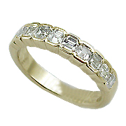 18K Yellow Gold 0.90cttw Diamond Band