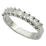 Platinum 0.73cttw Diamond Ring