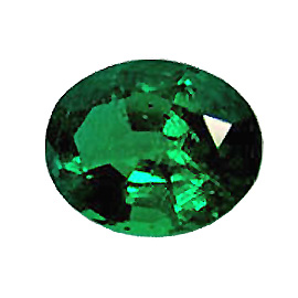 2.42 ct Oval Emerald : Fine Green