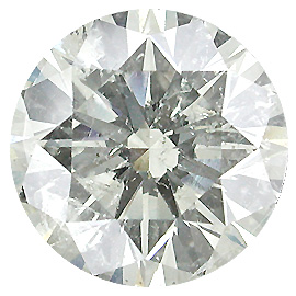 4.01 ct Round Natural Diamond : I / I1
